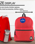 Basic 16" Red Backpack