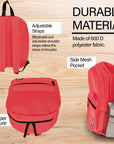 Basic 16" Red Backpack