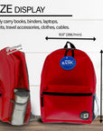 Basic 16" Burgundy Backpack