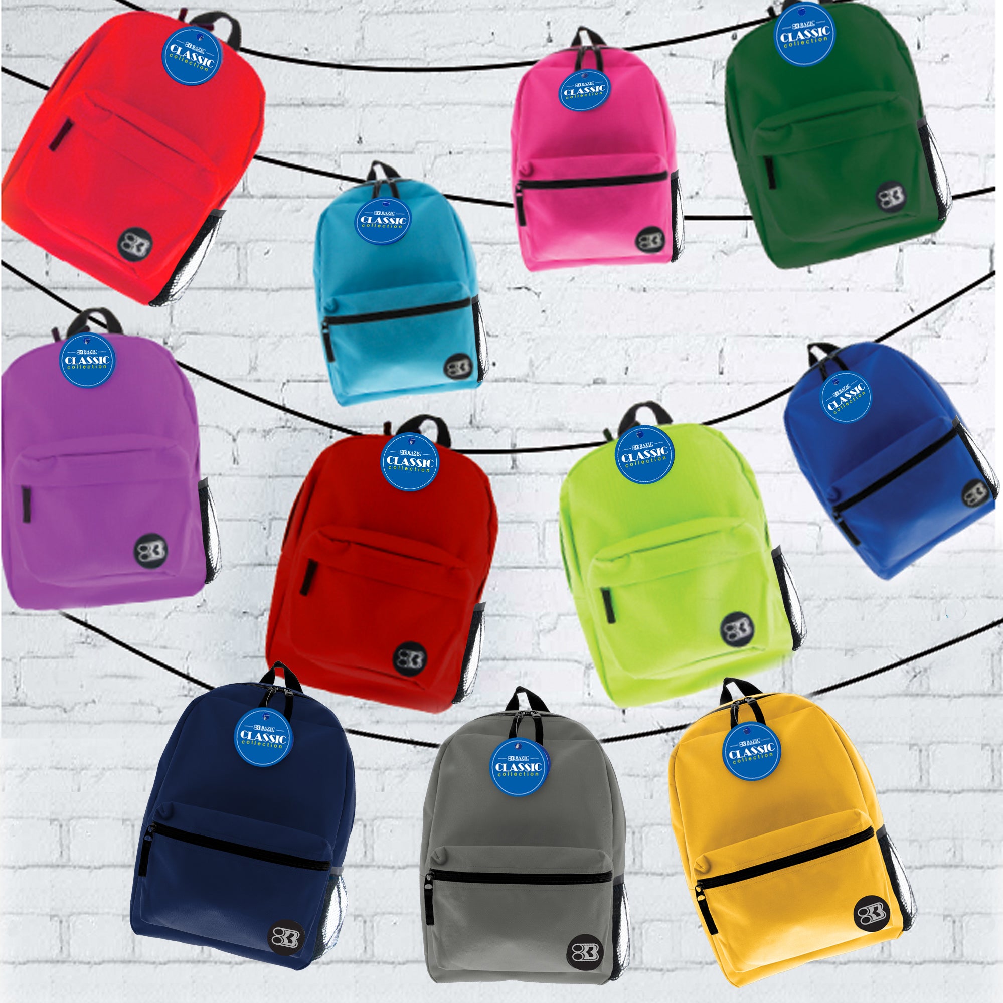 Classic 17&quot; Purple Backpack
