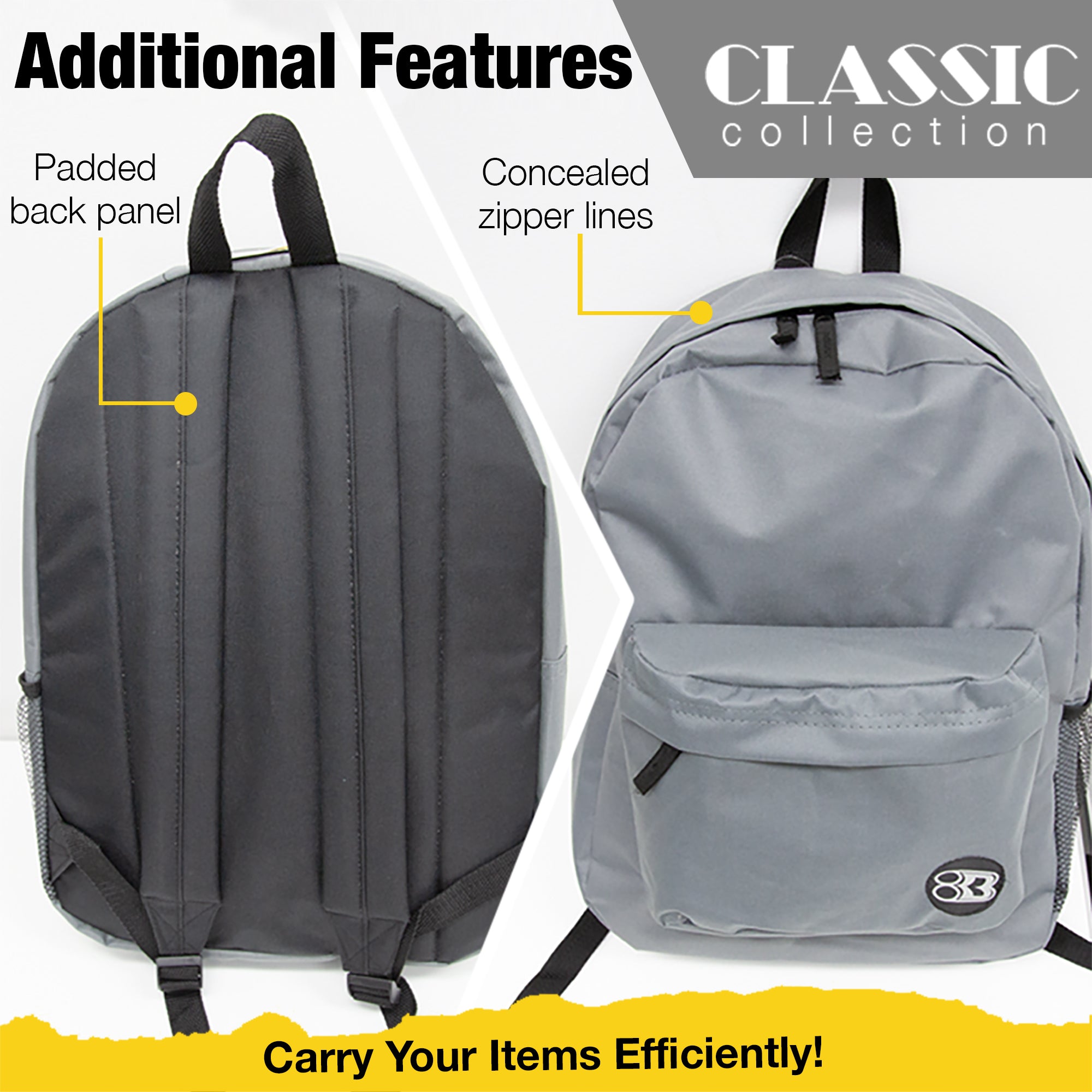 Classic 17&quot; Backpack Navy Blue
