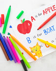 Washable Markers Broad Line Jumbo 10 Colors