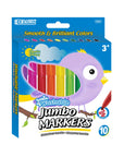 Washable Markers Broad Line Jumbo 10 Colors