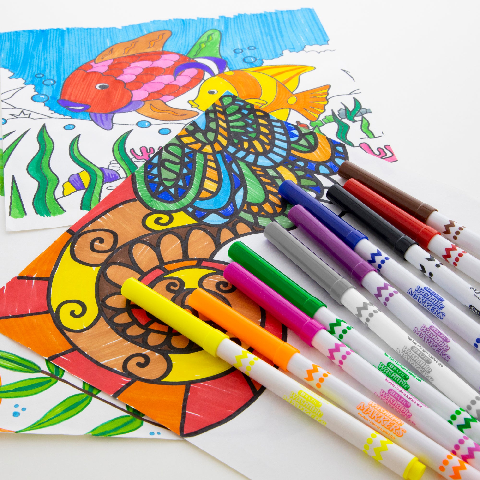 Washable Markers Super Tip 10 Color