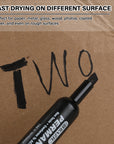Chisel Tip Desk Style Black Permanent Marker (3/Pack)