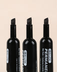 Chisel Tip Desk Style Black Permanent Marker (3/Pack)