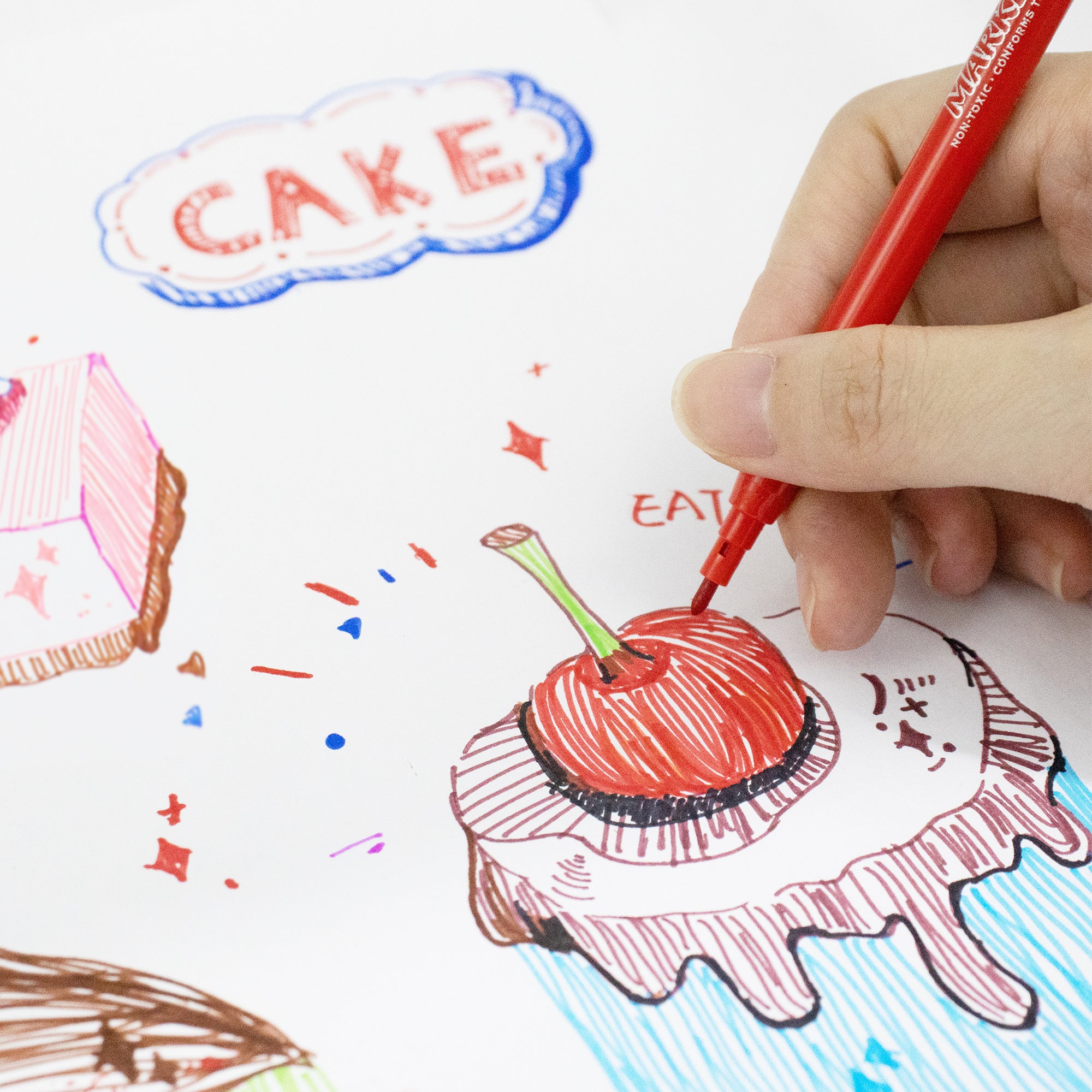 Fine Line 10 Colors Washable Markers