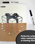 Black Fine Tip Dry-Erase Markers (12/Box)