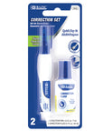 Correction Pen & Correction Fluid, Metal Tip (2/Pack)