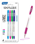 G-Flex 4 Color Oil-Gel Ink Pen w/ Cushion Grip