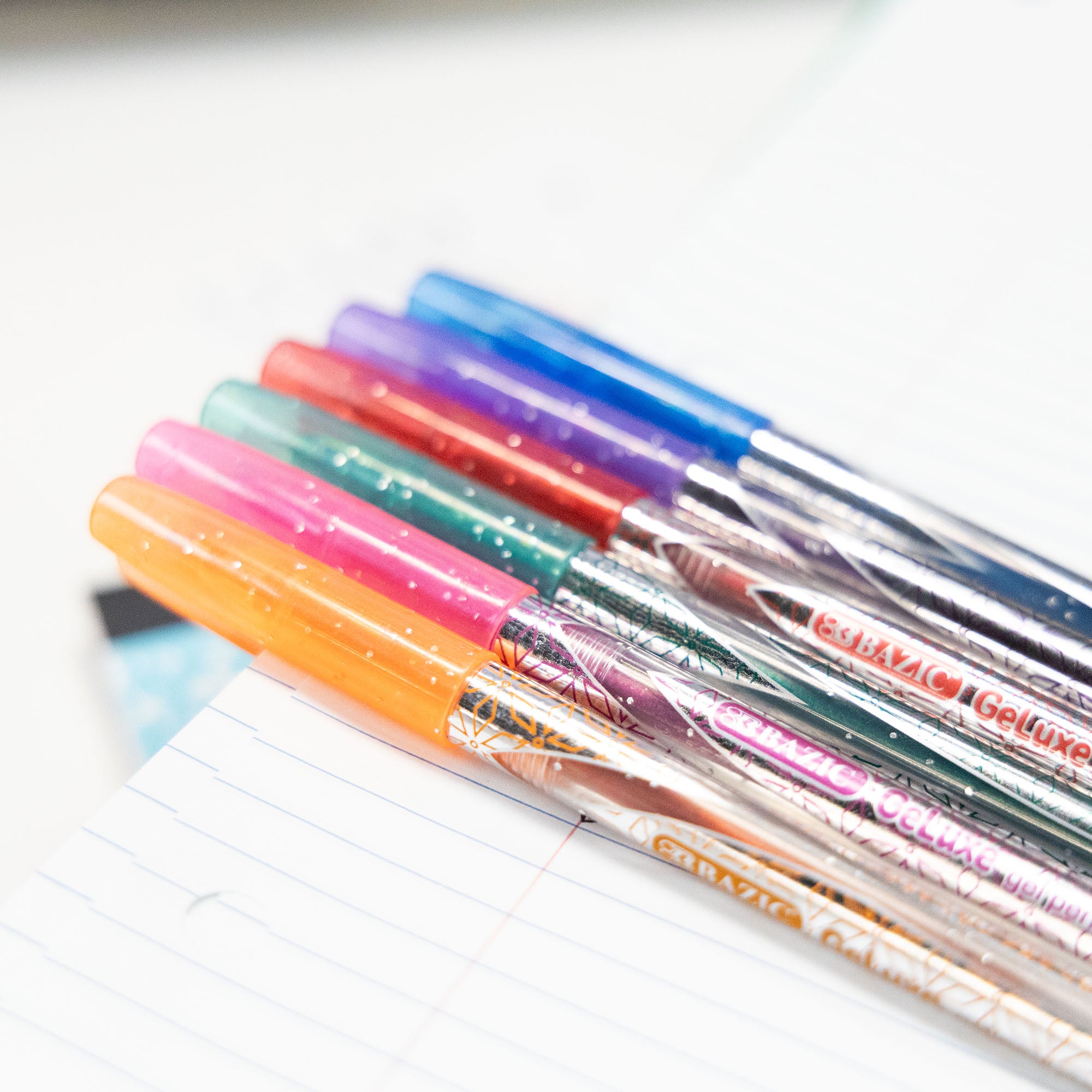 GeLuxe 6 Glitter Color Gel Roller Pen