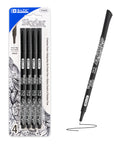 Skylar 0.4 mm Black Fineliner Pen (4/Pack)