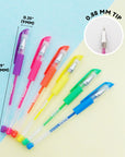 Essence Gel Pen 6 Fluorescent Color w/ Cushion Grip