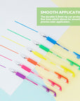 Essence Gel Pen 6 Fluorescent Color w/ Cushion Grip