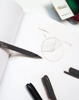 Frizz Black Erasable Gel Pen (2/Pack)