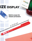 Frizz Assorted Color Erasable Gel Pen (3/Pack)