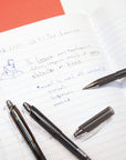 Frizz Black Erasable Gel Pen with Grip
