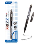Frizz Black Erasable Gel Pen with Grip