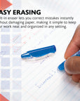 Frizz Blue Erasable Gel Pen with Grip