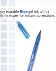 Frizz Blue Erasable Gel Pen with Grip