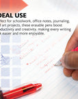 Frizz Red Erasable Gel Pen with Grip