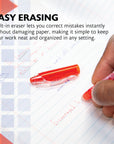 Frizz Red Erasable Gel Pen with Grip