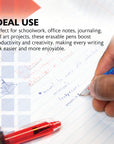 Frizz Assorted Color Erasable Gel Pen with Grip (3/Pack)
