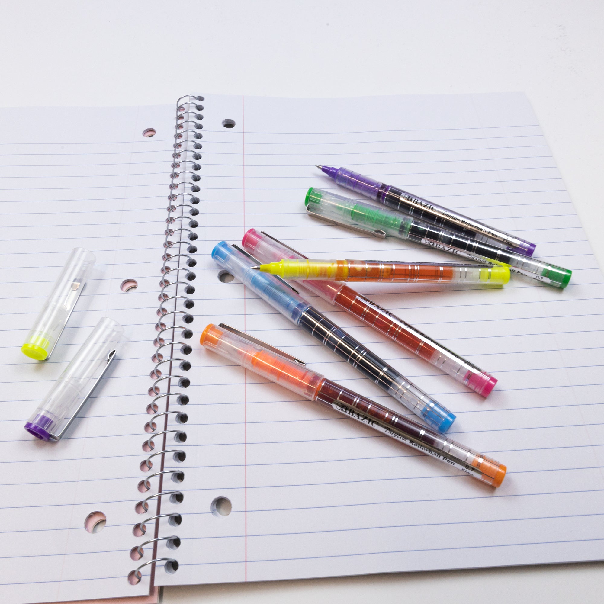 Dayton 6 Color Rollerball Pen w/ Metal Clip