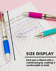 Silver Top 4-Color Pen w/ Cushion Grip (2/Pack)