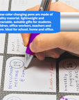 Silver Top 4-Color Pen w/ Cushion Grip (2/Pack)