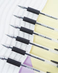 Essence Gel-Pen Black w/ Cushion Grip (6/Pack)