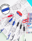 Essence Gel-Pen Asst Color w/ Cushion Grip (6/Pack)