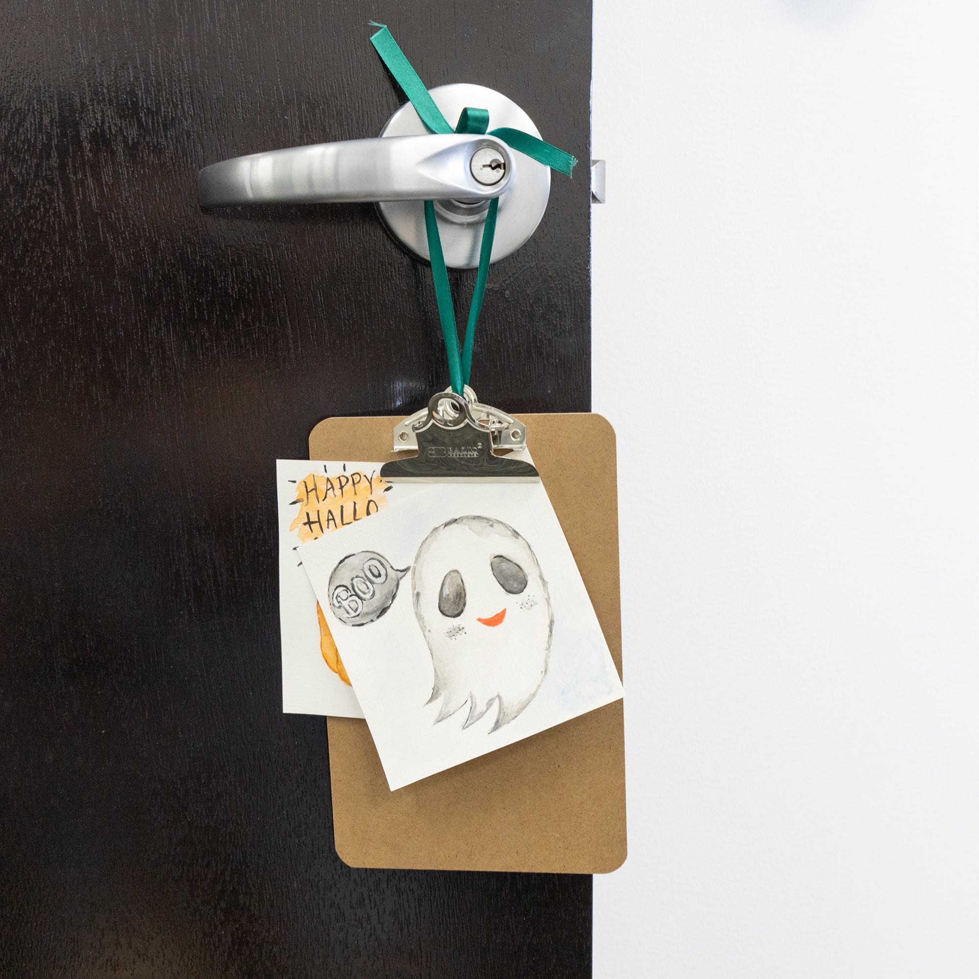 Hardboard Clipboard w/ Sturdy Spring Clip - Memo Size