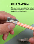Single Hole Metal Pencil Sharpener (6/Pack)