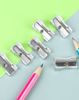 Single Hole Metal Pencil Sharpener (6/Pack)