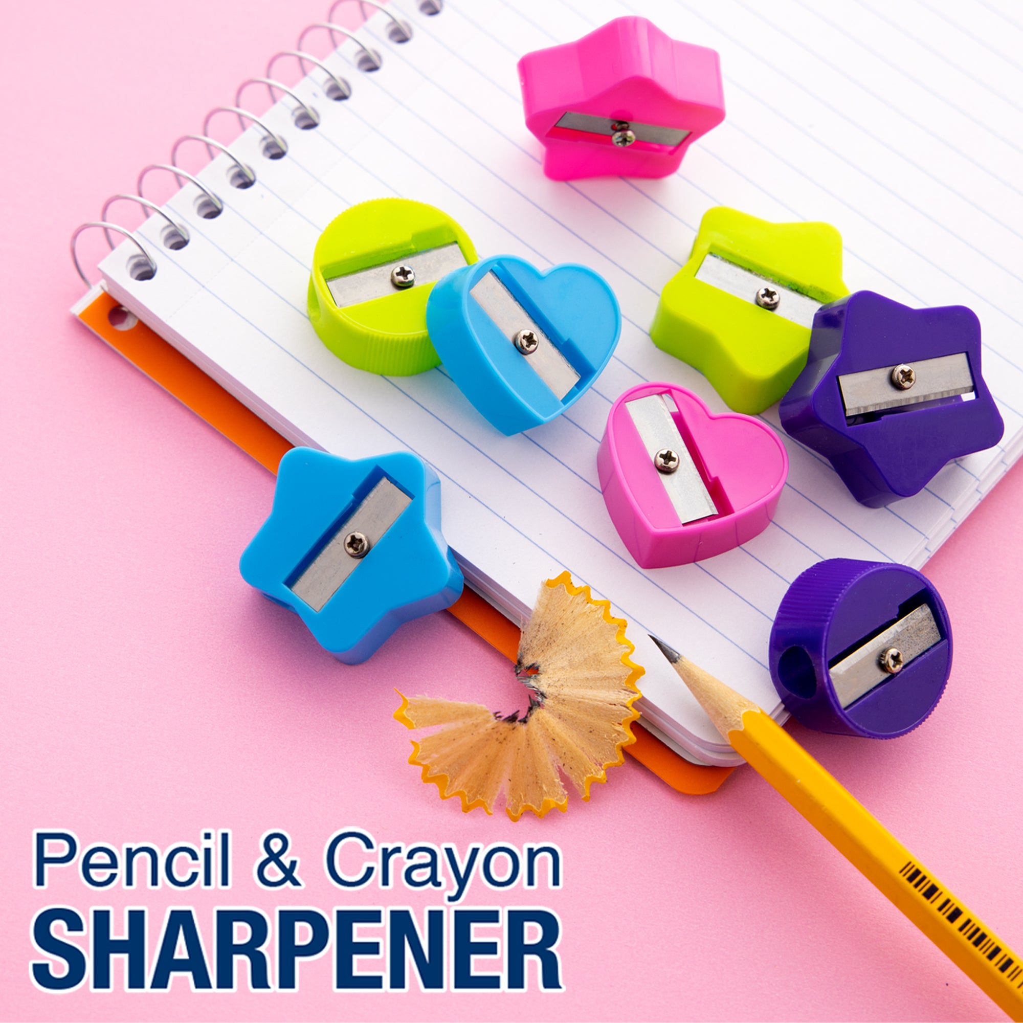 Fun Shaped Pencil Sharpener (12/Pack)