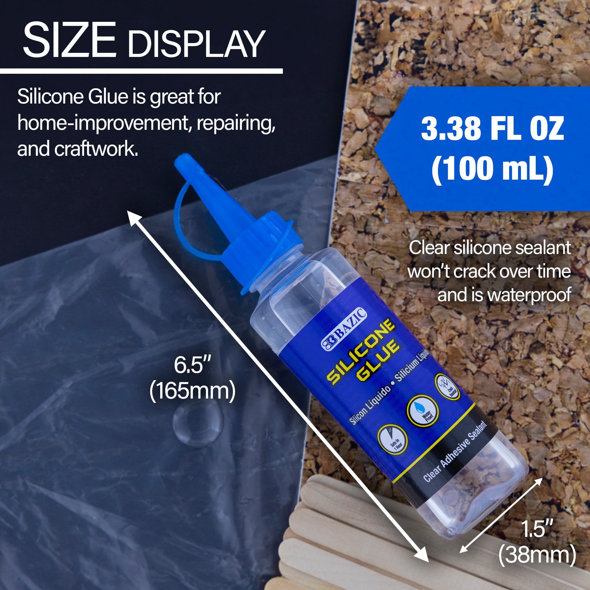 Silicone Glue 3.38 FL OZ (100 mL)