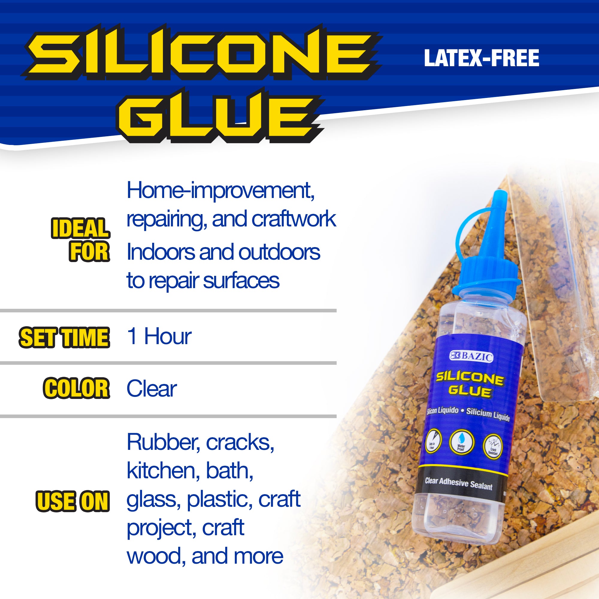 Silicone Glue 3.38 FL OZ (100 mL)