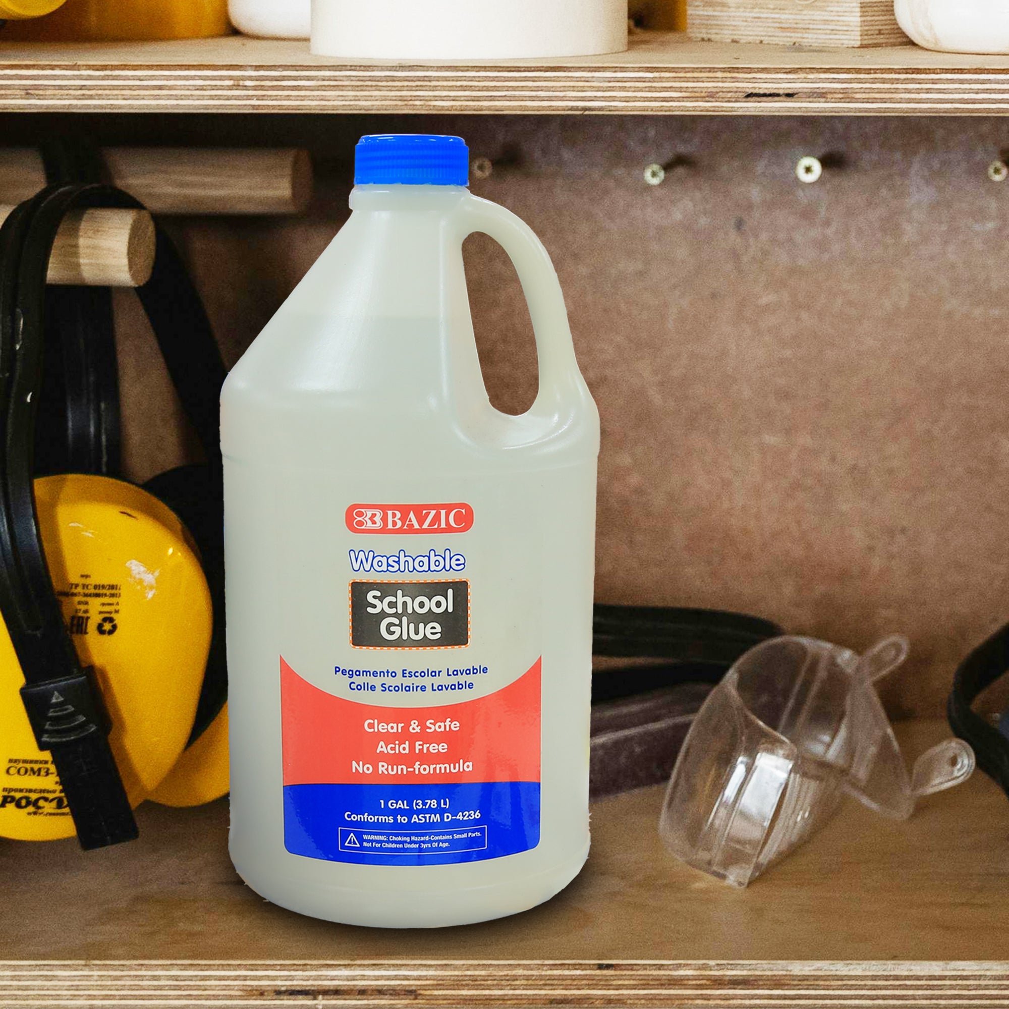 Clear Washable School Glue 1 Gallon