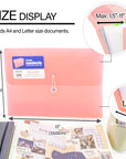 Expanding File A4/Letter Size Poly 7-Pocket Pastel Edition