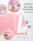 Expanding File A4/Letter Size Poly 7-Pocket Pastel Edition