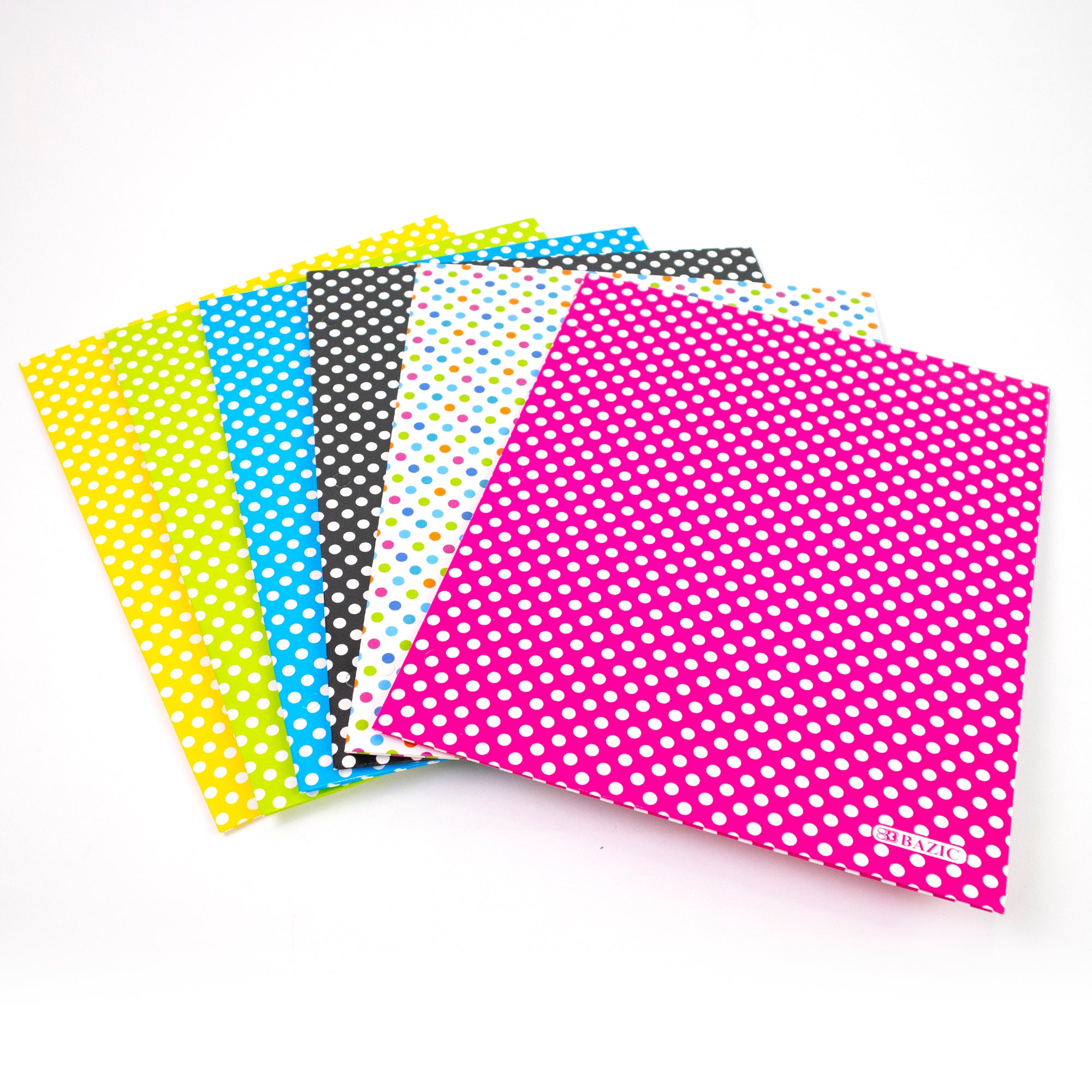 2 Pockets Fashion Portfolios - Polka Dot