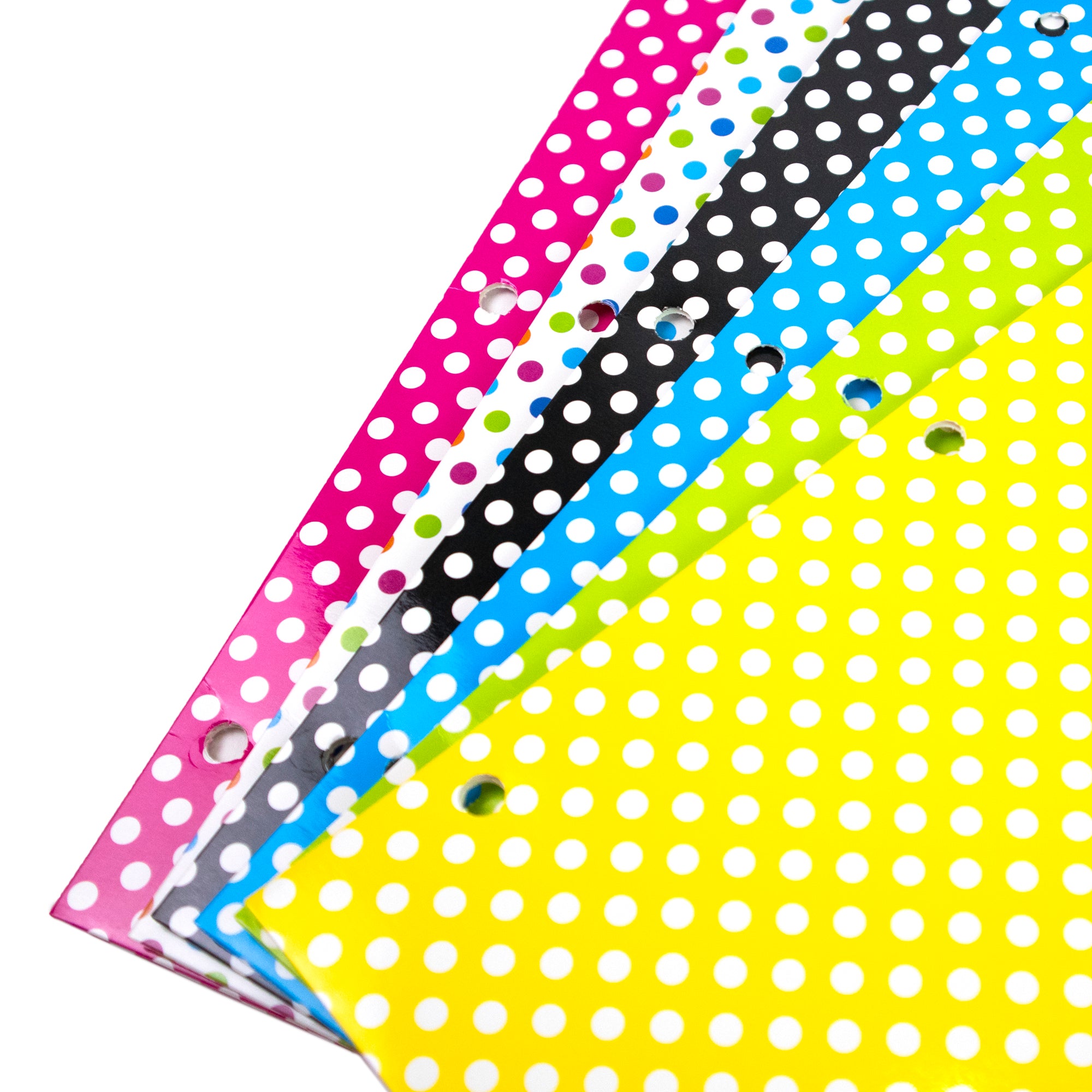 2 Pockets Fashion Portfolios - Polka Dot