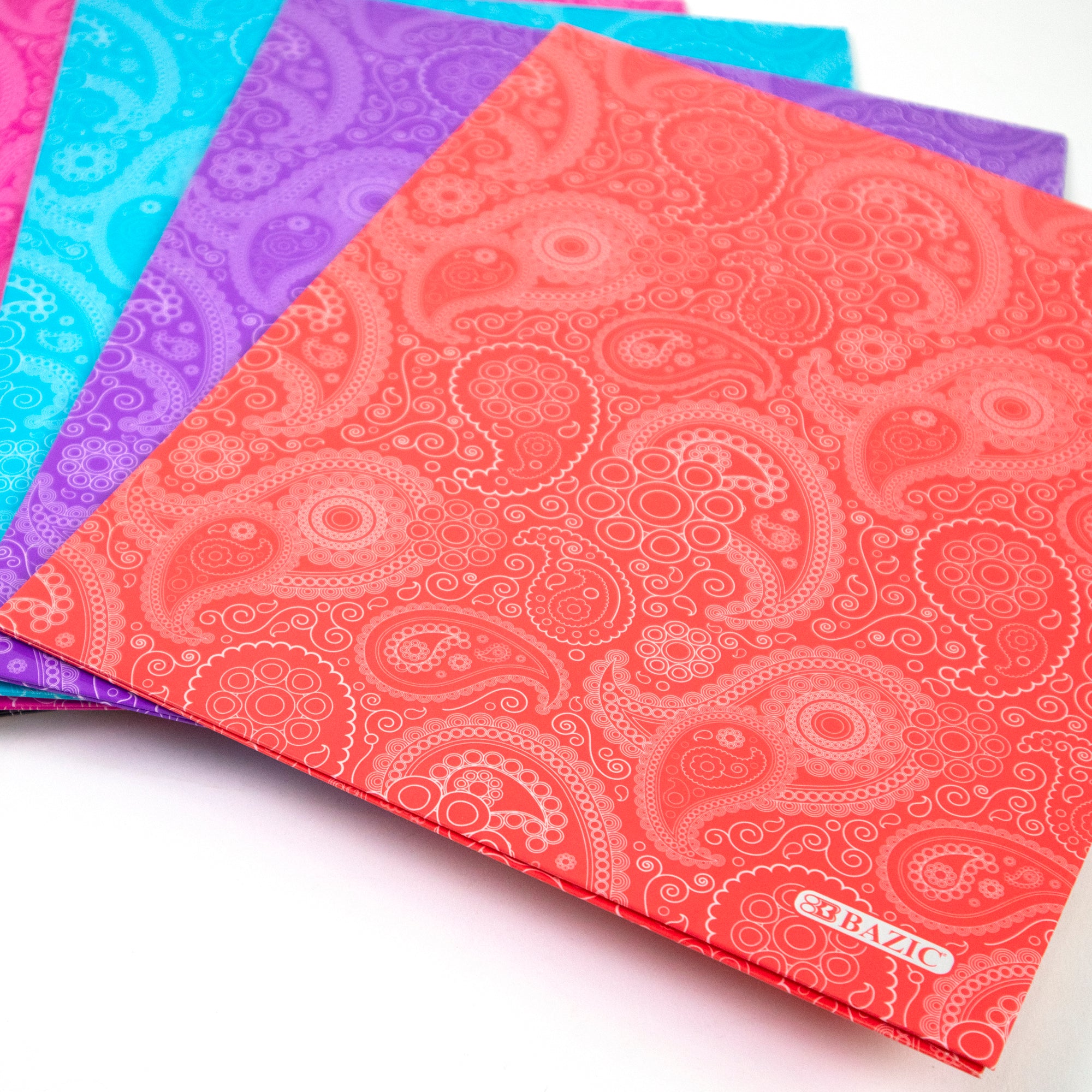 2 Pockets Fashion Portfolios - Paisley