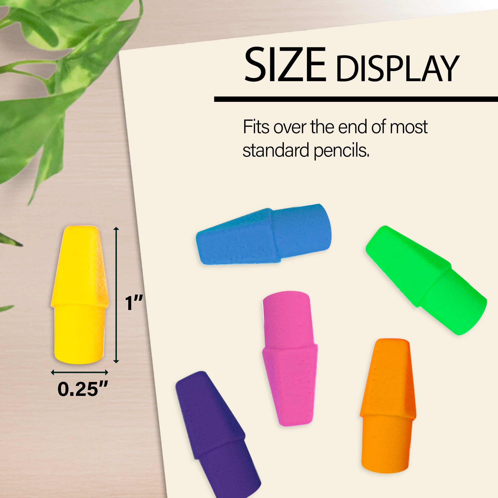 Neon Eraser Top (20/Pack)