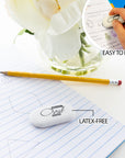 Oval Eraser White (4/Pack)