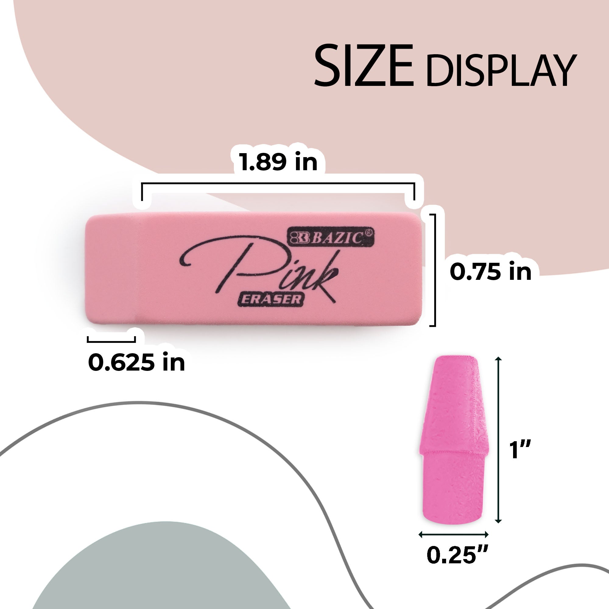 Pink Eraser Sets ( 15/Pack)
