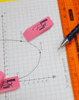 Pink Bevel Eraser (24/Pack)