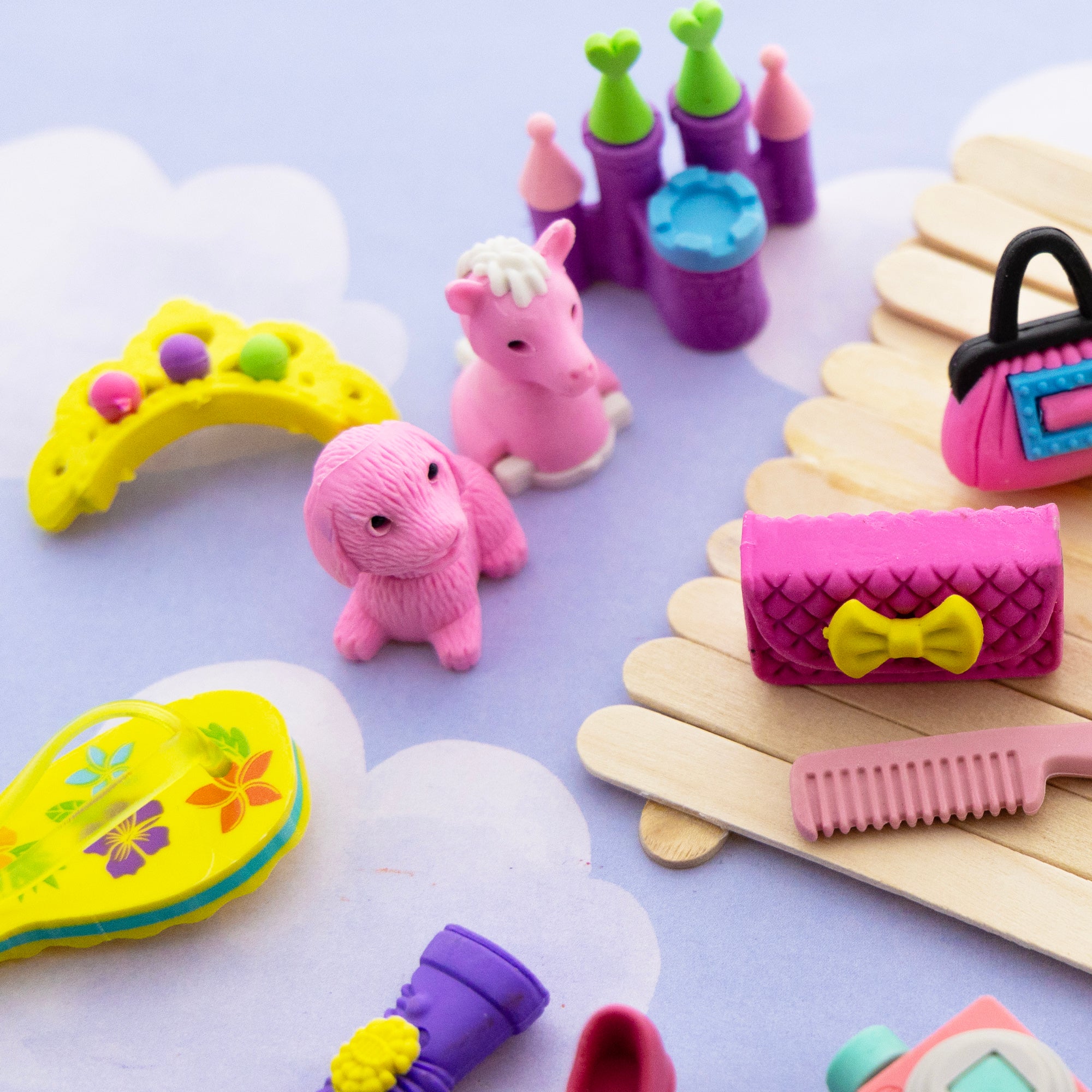 Princess Bash 3D Eraser Sets