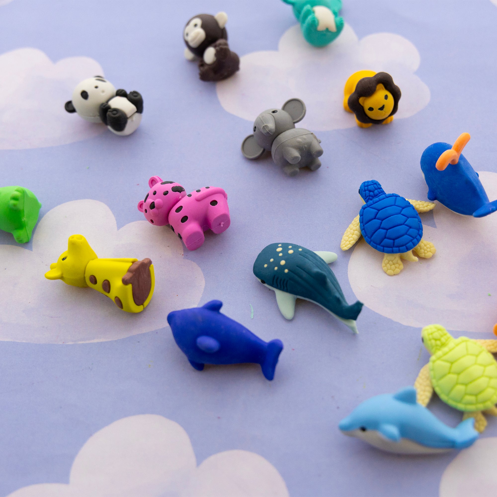 Wildlife Adventures 3D Eraser Sets